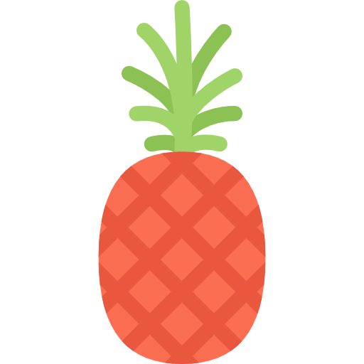 piña Coloring Flat icono