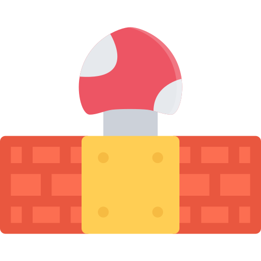 Супер Марио Coloring Flat иконка