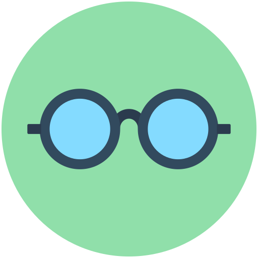 des lunettes Generic Circular Icône