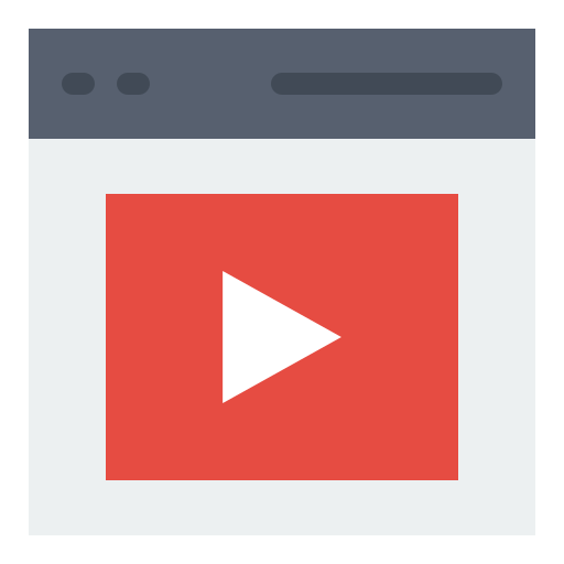 video Flatart Icons Flat icon