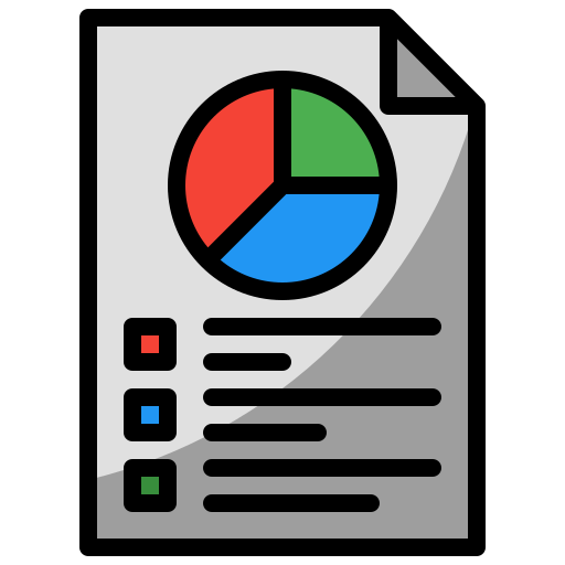 datos Generic Outline Color icono