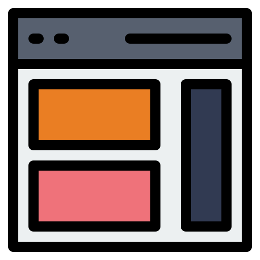 サイドバー Flatart Icons Lineal Color icon