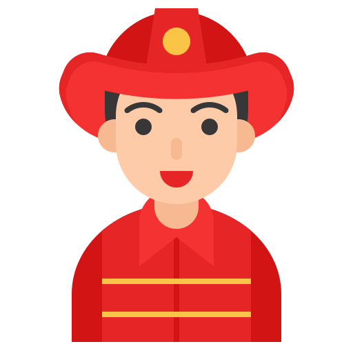Пожарник Generic Flat иконка