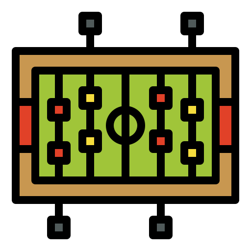 Table soccer Generic Outline Color icon
