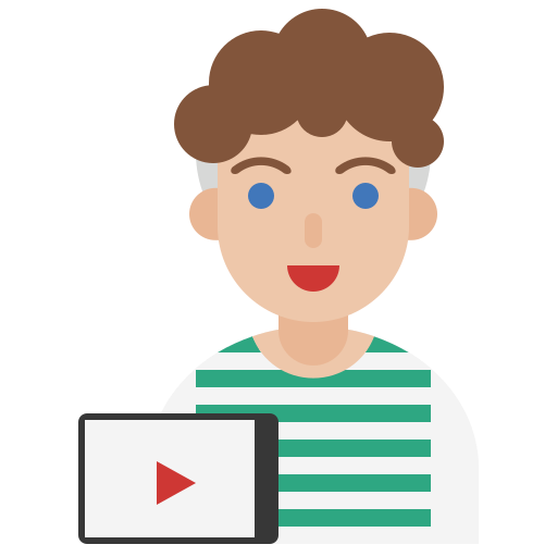 Youtuber Generic Flat icon