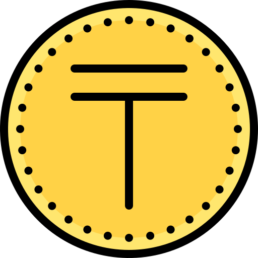 tenge Generic Outline Color icono