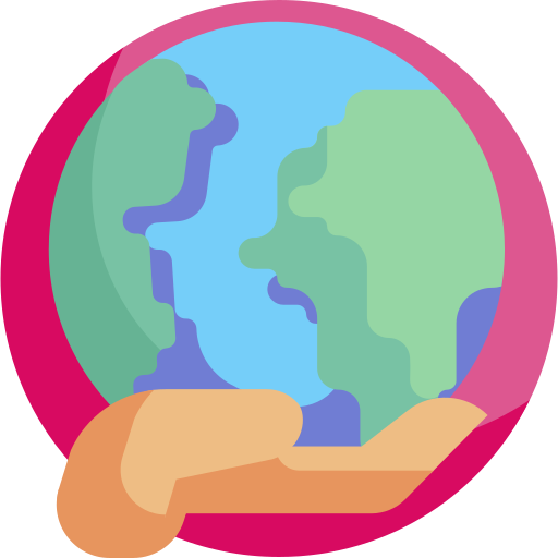 pace nel mondo Detailed Flat Circular Flat icona