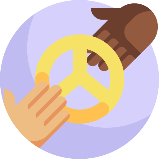평화 Detailed Flat Circular Flat icon