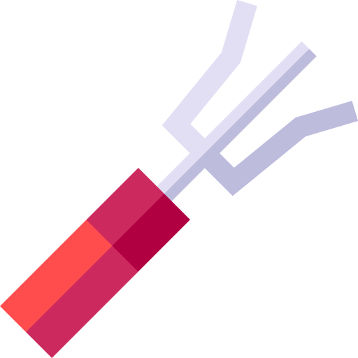 tenedor Basic Straight Flat icono