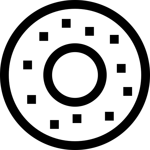 rosquilla Basic Straight Lineal icono