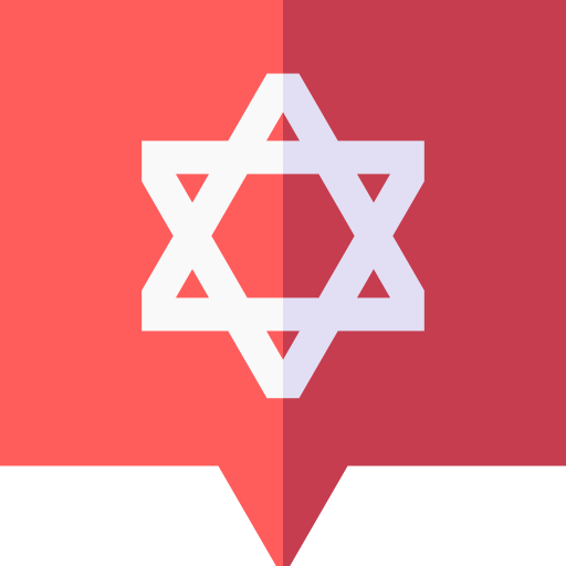 judaizm Basic Straight Flat ikona