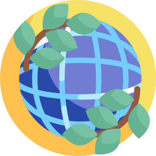 pace nel mondo Detailed Flat Circular Flat icona