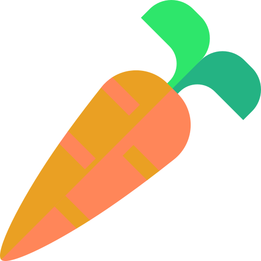 zanahoria Basic Straight Flat icono