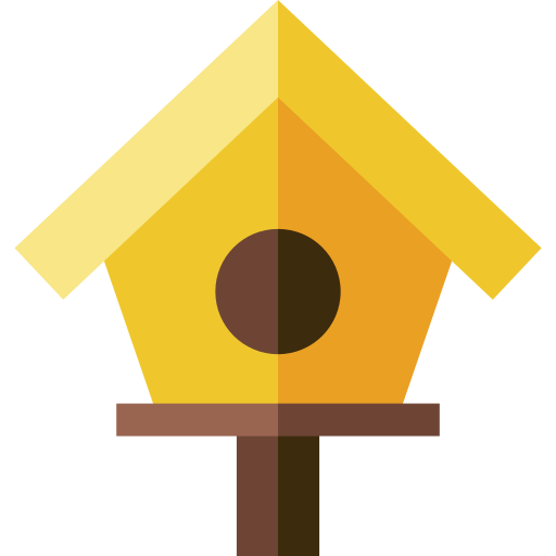 Birdhouse Basic Straight Flat icon