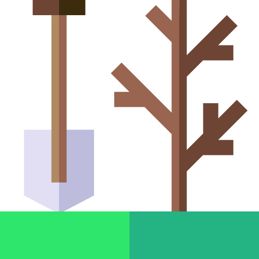 Planting Basic Straight Flat icon