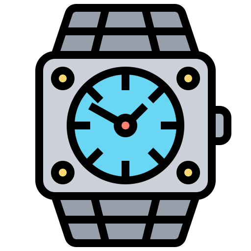 Wristwatch Meticulous Lineal Color icon