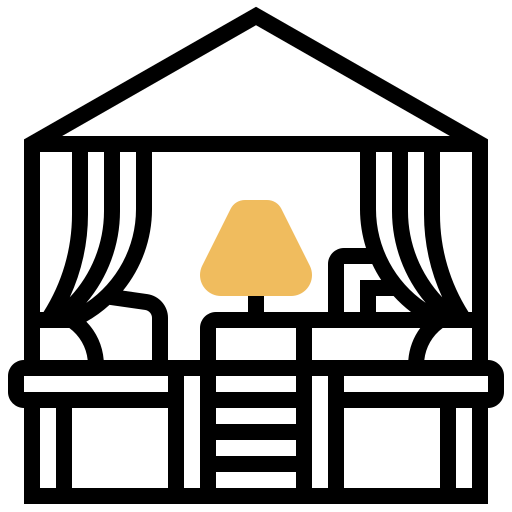 テント Meticulous Yellow shadow icon