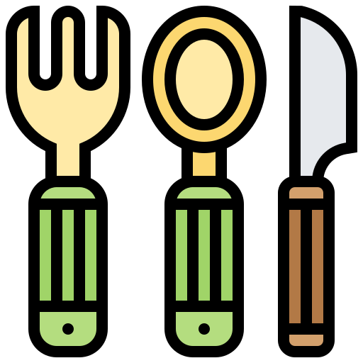 Cutlery Meticulous Lineal Color icon