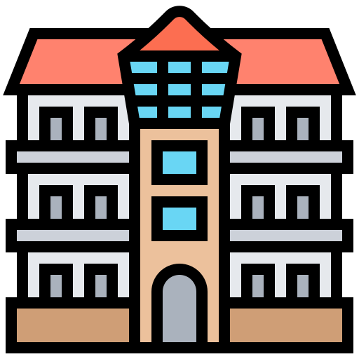 Social housing Meticulous Lineal Color icon