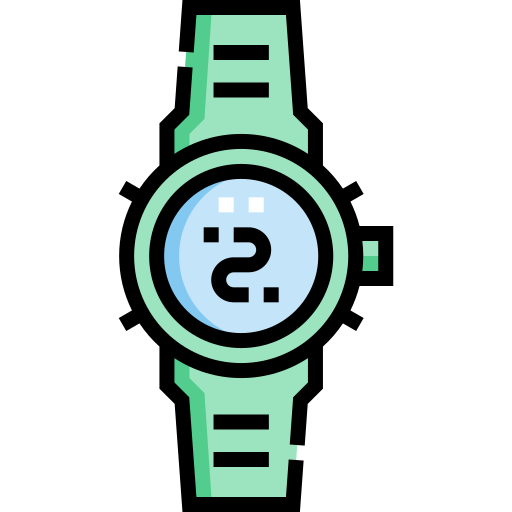 orologio da polso Detailed Straight Lineal color icona