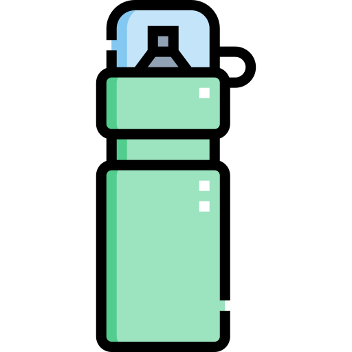 Water bottle Detailed Straight Lineal color icon