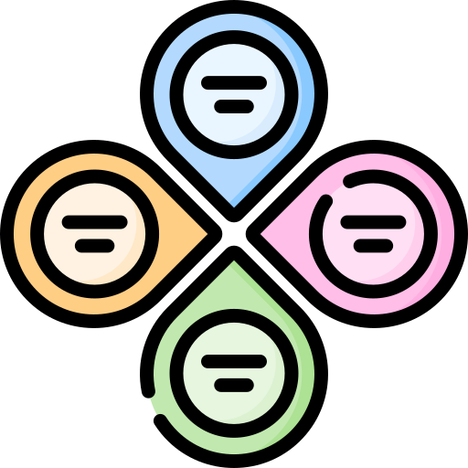 Diagram Special Lineal color icon