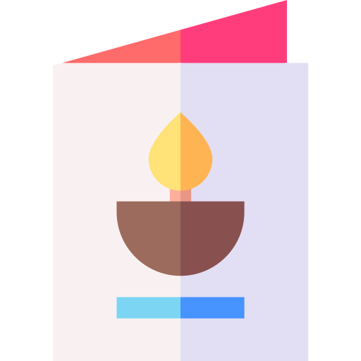 kartka z życzeniami Basic Straight Flat ikona