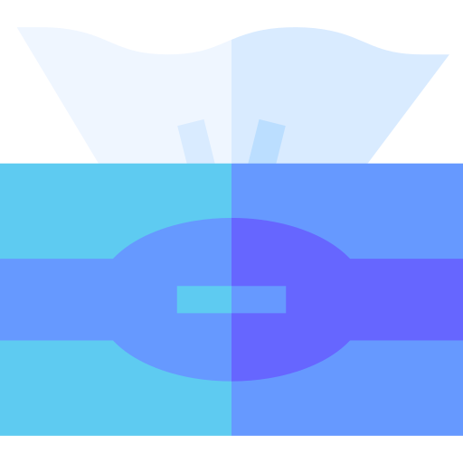 ティッシュボックス Basic Straight Flat icon