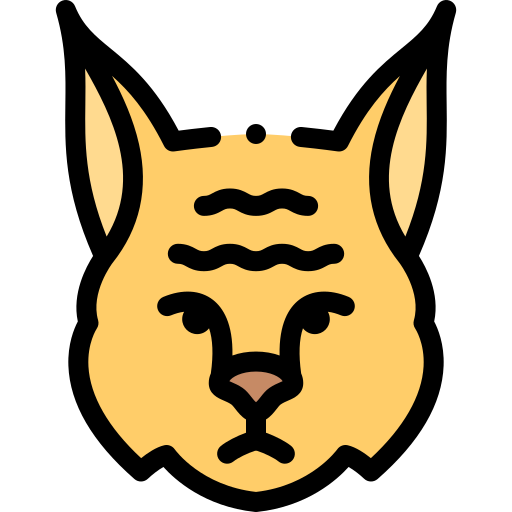 Lynx Detailed Rounded Lineal color icon