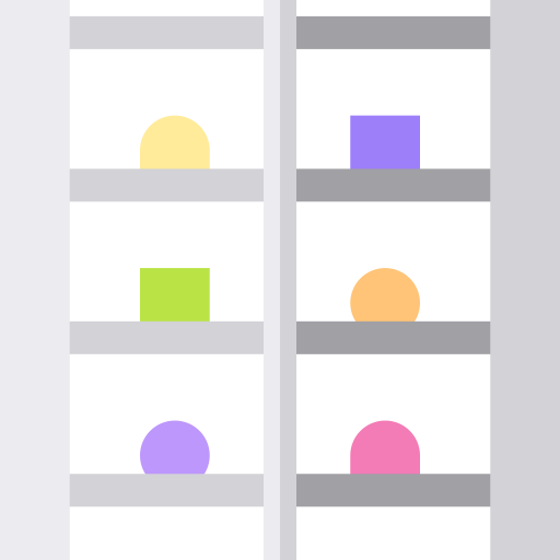 Shelves Basic Straight Flat icon