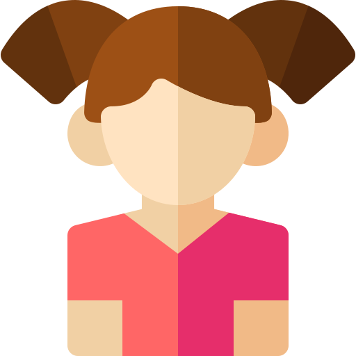 Daughter Basic Rounded Flat icon
