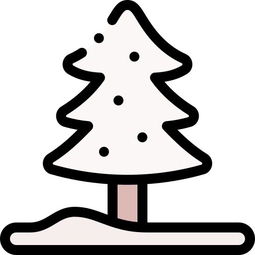 松の木 Detailed Rounded Lineal color icon