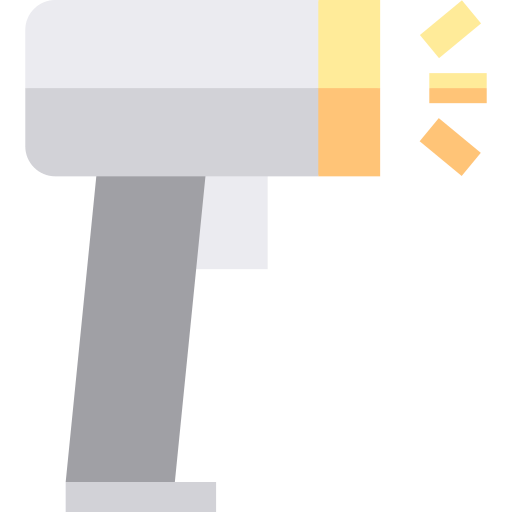 바코드 스캐너 Basic Straight Flat icon