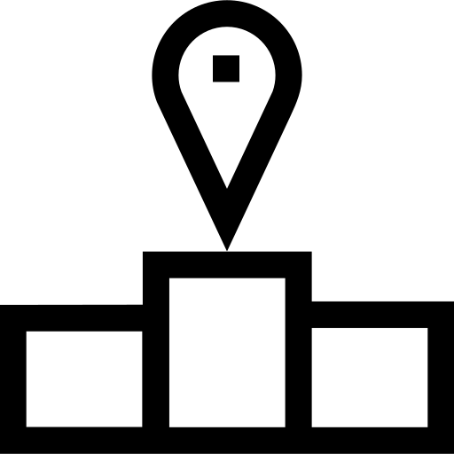 positionnement Basic Straight Lineal Icône