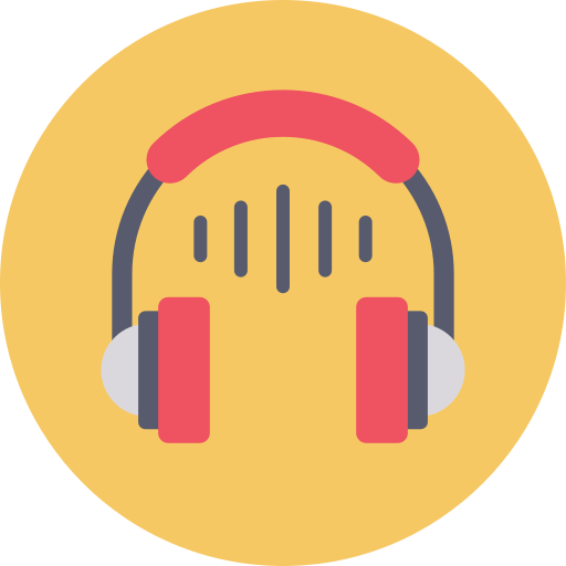 Headphone Dinosoft Circular icon