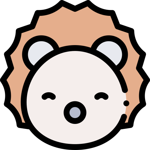 Hedgehog Detailed Rounded Lineal color icon