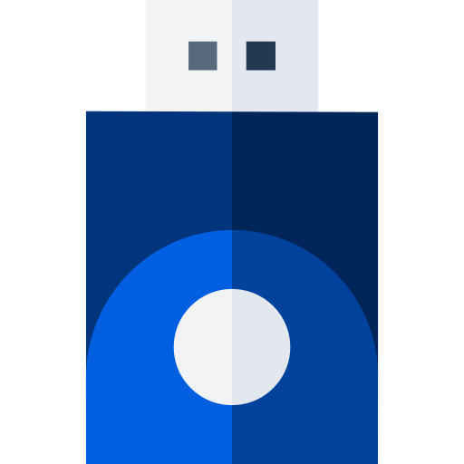 펜 드라이브 Basic Straight Flat icon