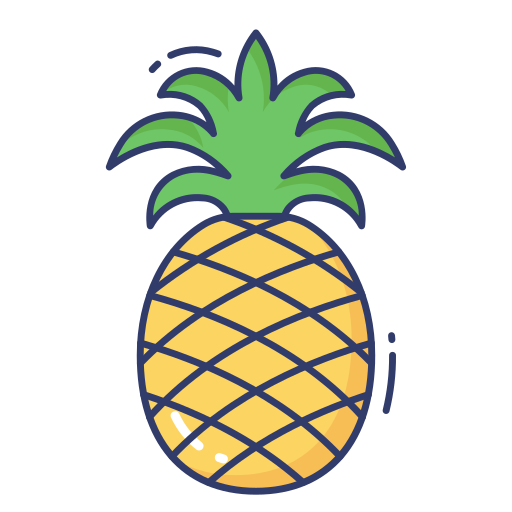 ananas Dinosoft Lineal Color ikona