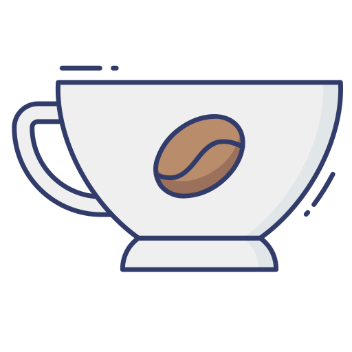 コーヒーカップ Dinosoft Lineal Color icon