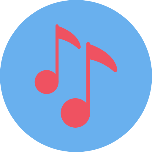 Musical note Dinosoft Circular icon