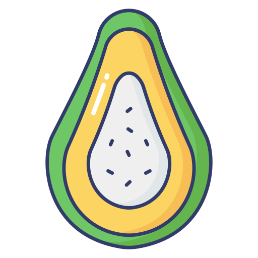 avocado Dinosoft Lineal Color icoon