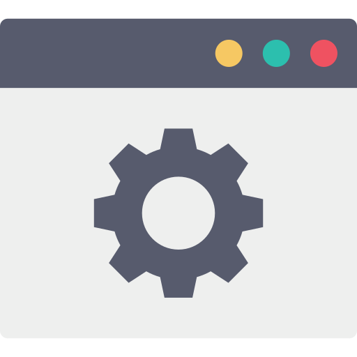 웹 브라우저 Dinosoft Flat icon