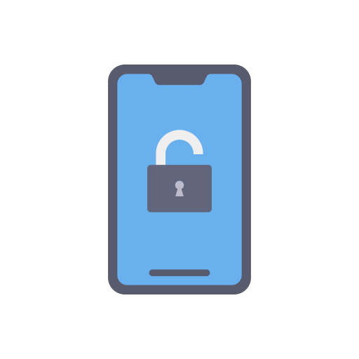 Mobile security Dinosoft Flat icon