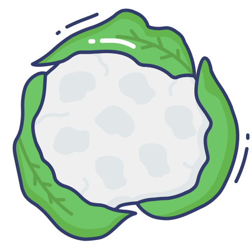 Cauliflower Dinosoft Lineal Color icon