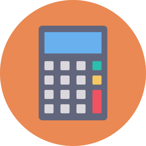 Calculator Dinosoft Circular icon