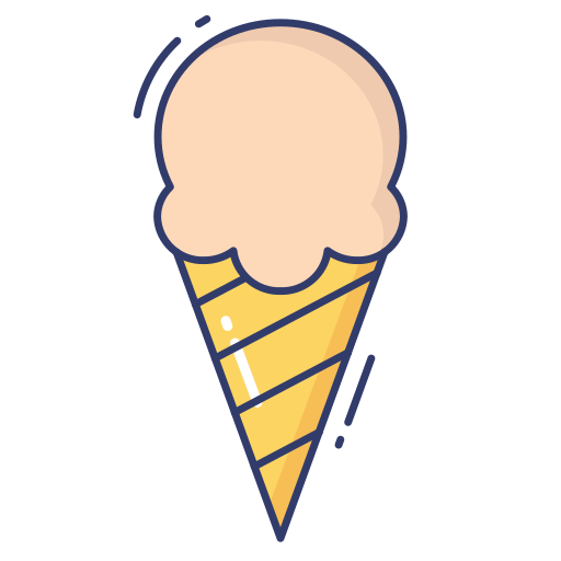 crème glacée Dinosoft Lineal Color Icône