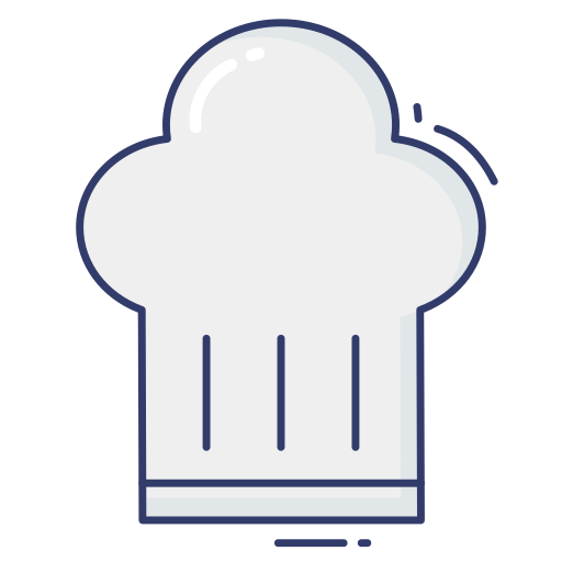 Chef hat Dinosoft Lineal Color icon