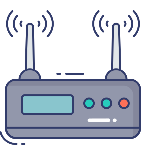 Wifi router Dinosoft Lineal Color icon