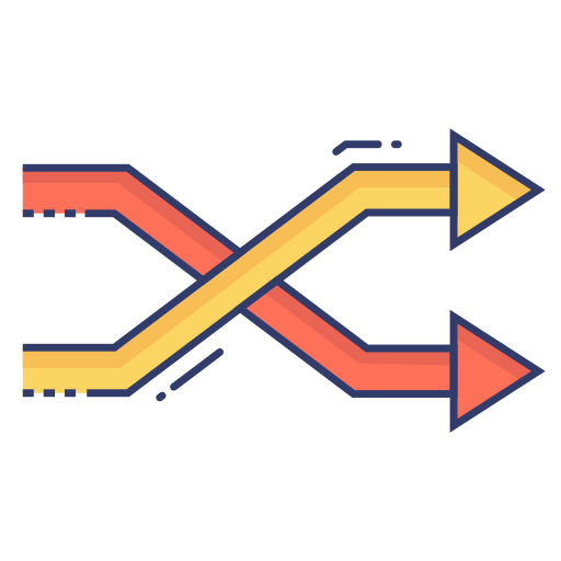 矢印 Dinosoft Lineal Color icon
