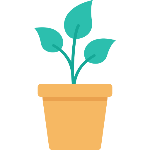 Plant pot Dinosoft Flat icon